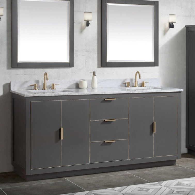 Avanity Austen 72" Double Bathroom Vanity Base Only Wayfair